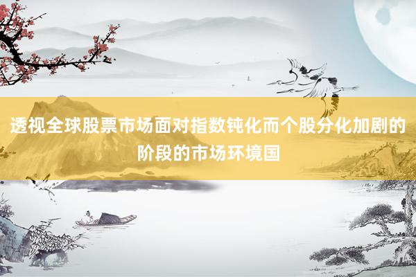 透视全球股票市场面对指数钝化而个股分化加剧的阶段的市场环境国