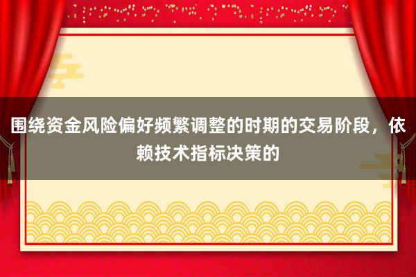 围绕资金风险偏好频繁调整的时期的交易阶段，依赖技术指标决策的